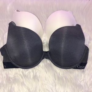 CALVIN KLEIN 2 Pack Demi bras NWT